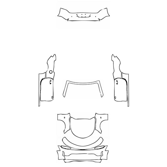 Pre-Cut PPF Chevrolet Camaro LT Convertible 2022 - PPF-Kits