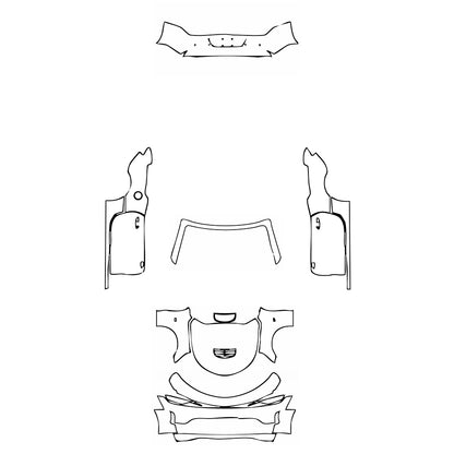 Pre-Cut PPF Chevrolet Camaro RS Convertible 2019 - PPF-Kits