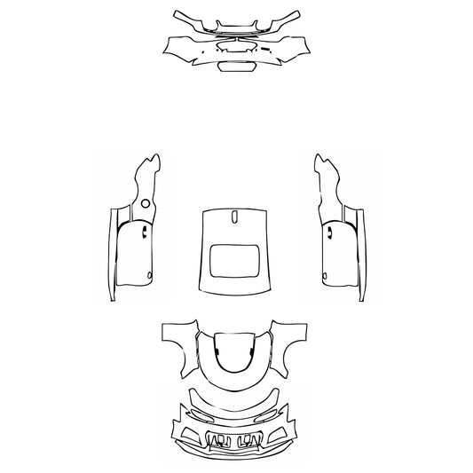 Pre-Cut PPF Chevrolet Camaro ZL1 Convertible 2019 - PPF-Kits