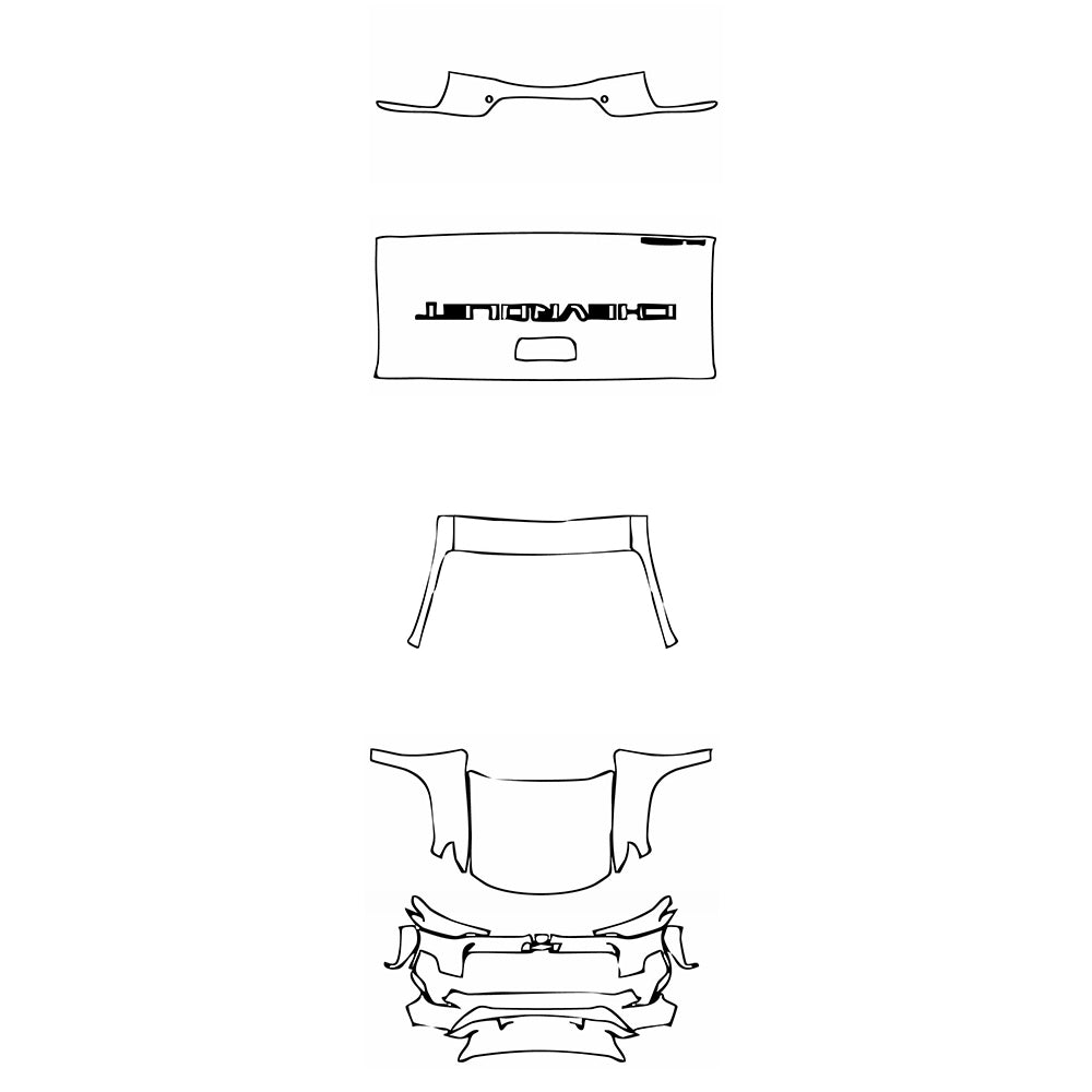 Pre-Cut PPF Chevrolet Colorado Crew Cab Trail Boss 2025 - PPF-Kits