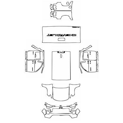 Pre-Cut PPF Chevrolet Colorado Crew Cab Z71 2023 - PPF-Kits