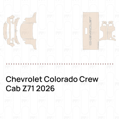 Pre-Cut PPF Chevrolet Colorado Crew Cab Z71 2026