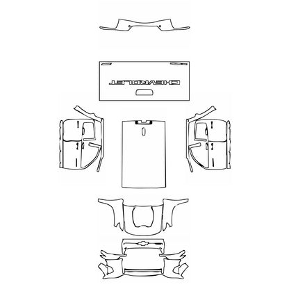 Pre-Cut PPF Chevrolet Colorado Crew Cab ZR2 2024 - PPF-Kits