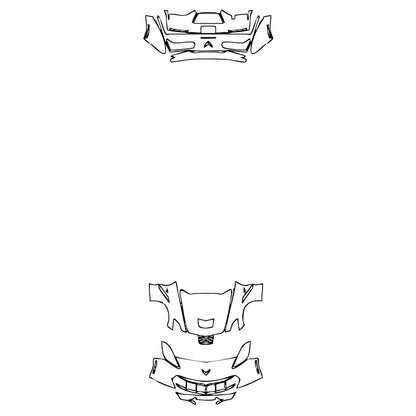 Pre-Cut PPF Chevrolet Corvette Stingray Convertible 2014 - PPF-Kits