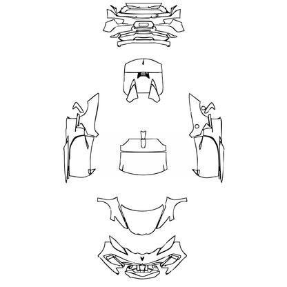Pre-Cut PPF Chevrolet Corvette Stingray Convertible 2023 - PPF-Kits