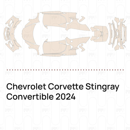 Pre-Cut PPF Chevrolet Corvette Stingray Convertible 2024
