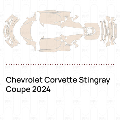 Pre-Cut PPF Chevrolet Corvette Stingray Coupe 2024