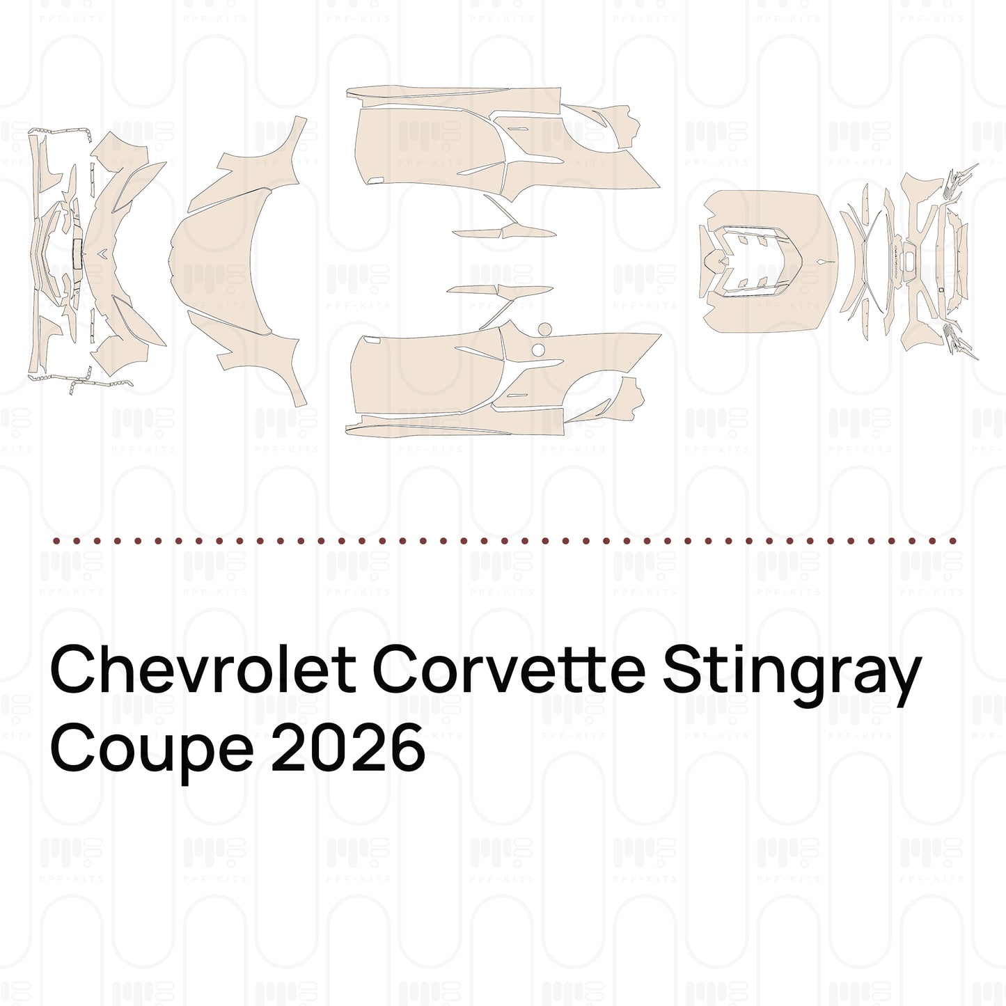 Pre-Cut PPF Chevrolet Corvette Stingray Coupe 2026