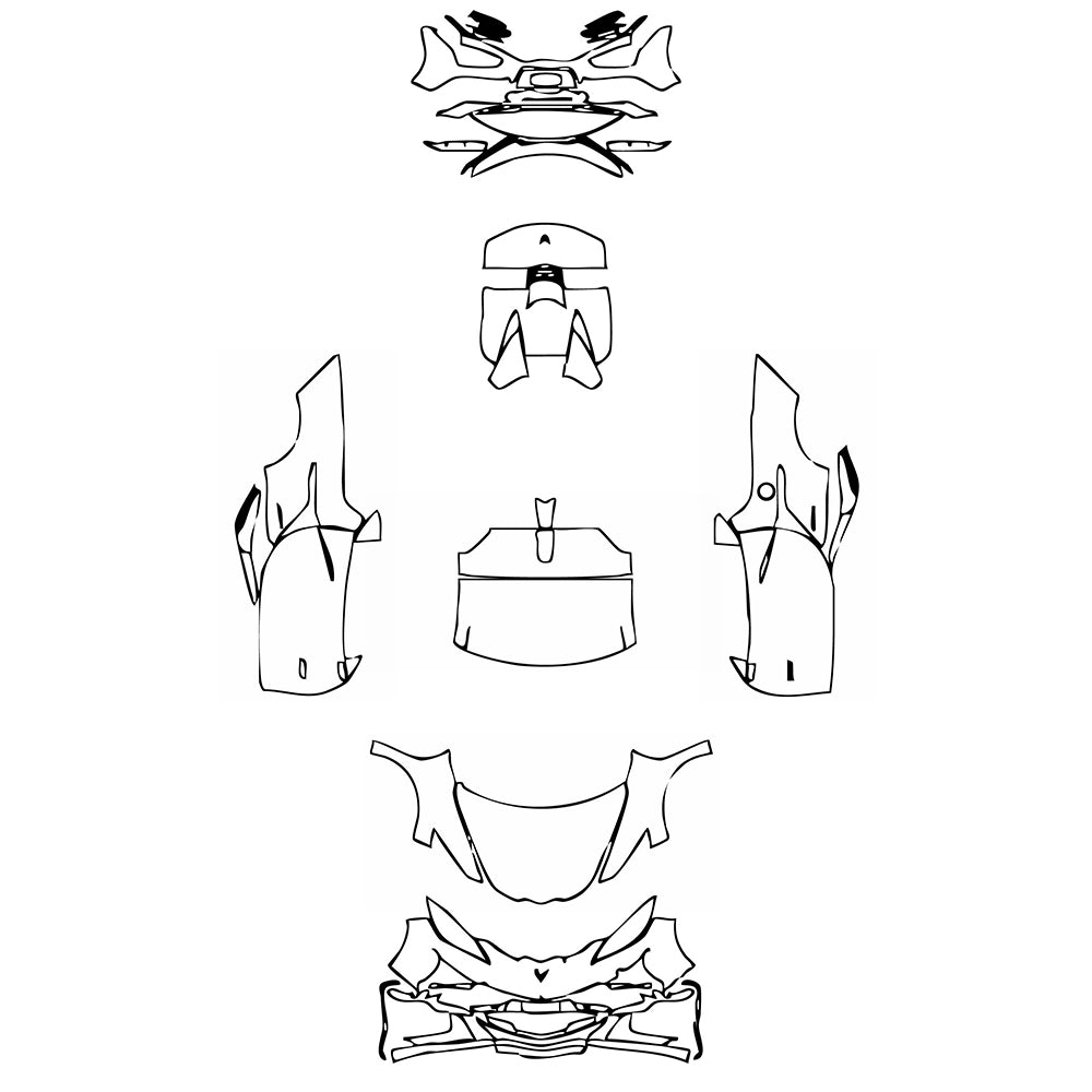 Pre-Cut PPF Chevrolet Corvette Z06 Convertible 2024 - PPF-Kits