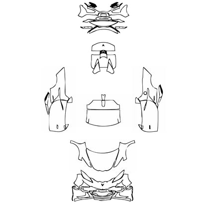 Pre-Cut PPF Chevrolet Corvette Z06 Convertible 2024 - PPF-Kits