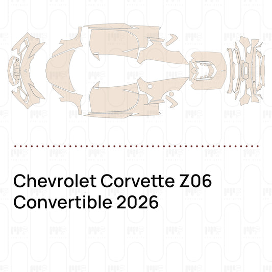 Pre-Cut PPF Chevrolet Corvette Z06 Convertible 2026