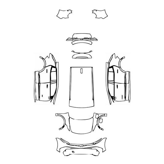 Pre-Cut PPF Chevrolet Equinox EV LT 2025 - PPF-Kits