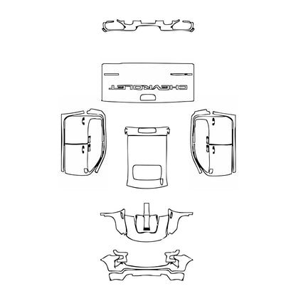 Pre-Cut PPF Chevrolet Silverado 1500 Custom Trail Boss 2024 - PPF-Kits