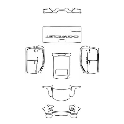 Pre-Cut PPF Chevrolet Silverado 1500 WT 2025 - PPF-Kits
