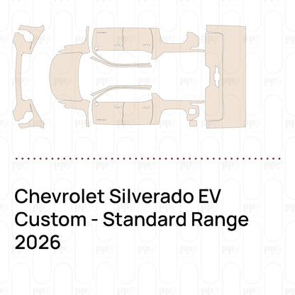 Pre-Cut PPF Chevrolet Silverado EV Custom - Standard Range 2026