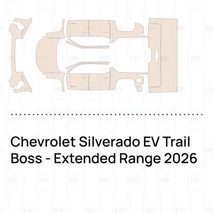 Pre-Cut PPF Chevrolet Silverado EV Trail Boss - Extended Range 2026