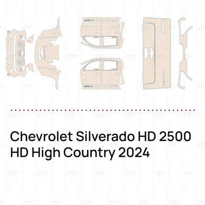 Pre-Cut PPF Chevrolet Silverado HD 2500 HD High Country 2024