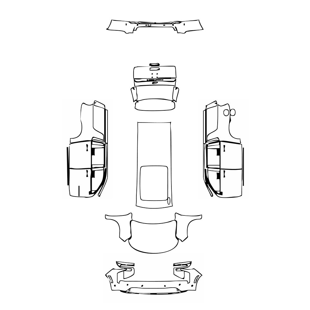Pre-Cut PPF Chevrolet Suburban LS 2025 - PPF-Kits
