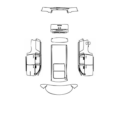 Pre-Cut PPF Chevrolet Suburban Z71 2021 - PPF-Kits