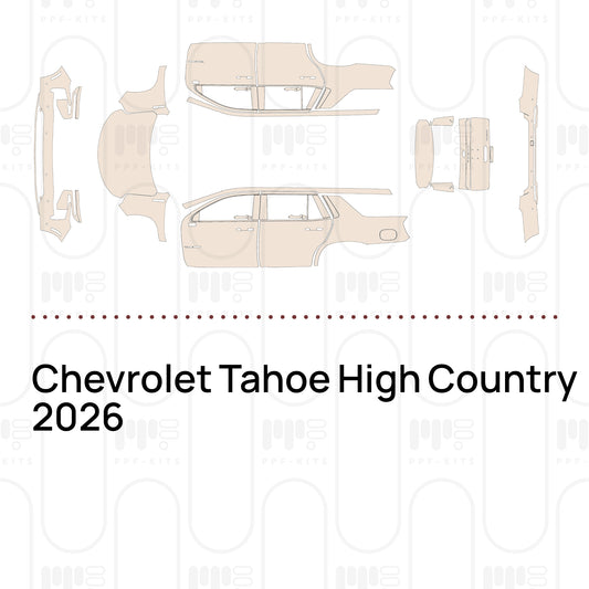 Chevrolet Tahoe High Country 2026 – Forskåret PPF-lakbeskyttelsesfilm