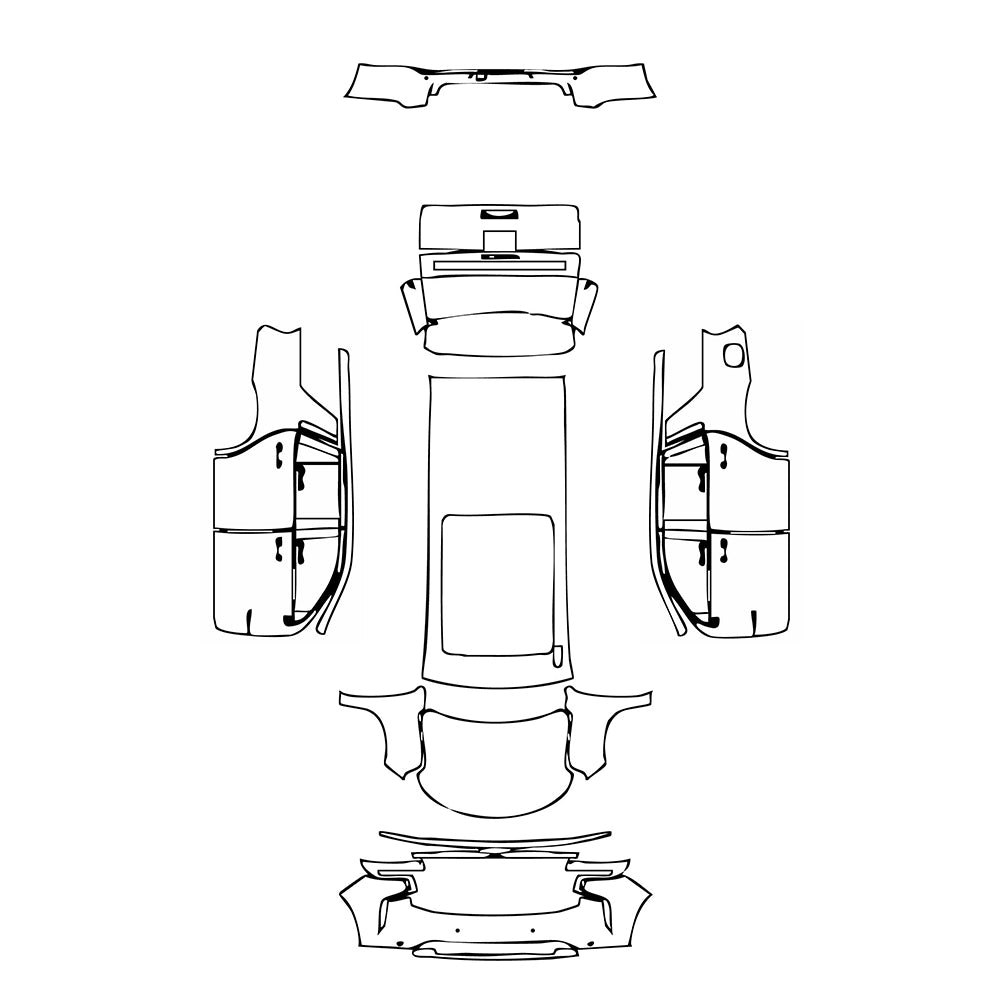 Pre-Cut PPF Chevrolet Tahoe LS 2023 - PPF-Kits