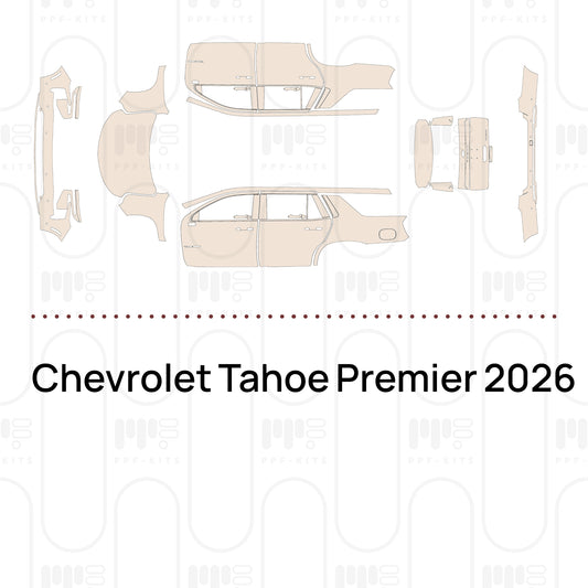 Chevrolet Tahoe Premier 2026 – Forskåret PPF-lakbeskyttelsesfilm