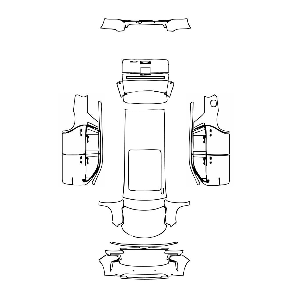 Pre-Cut PPF Chevrolet Tahoe RST 2021 - PPF-Kits
