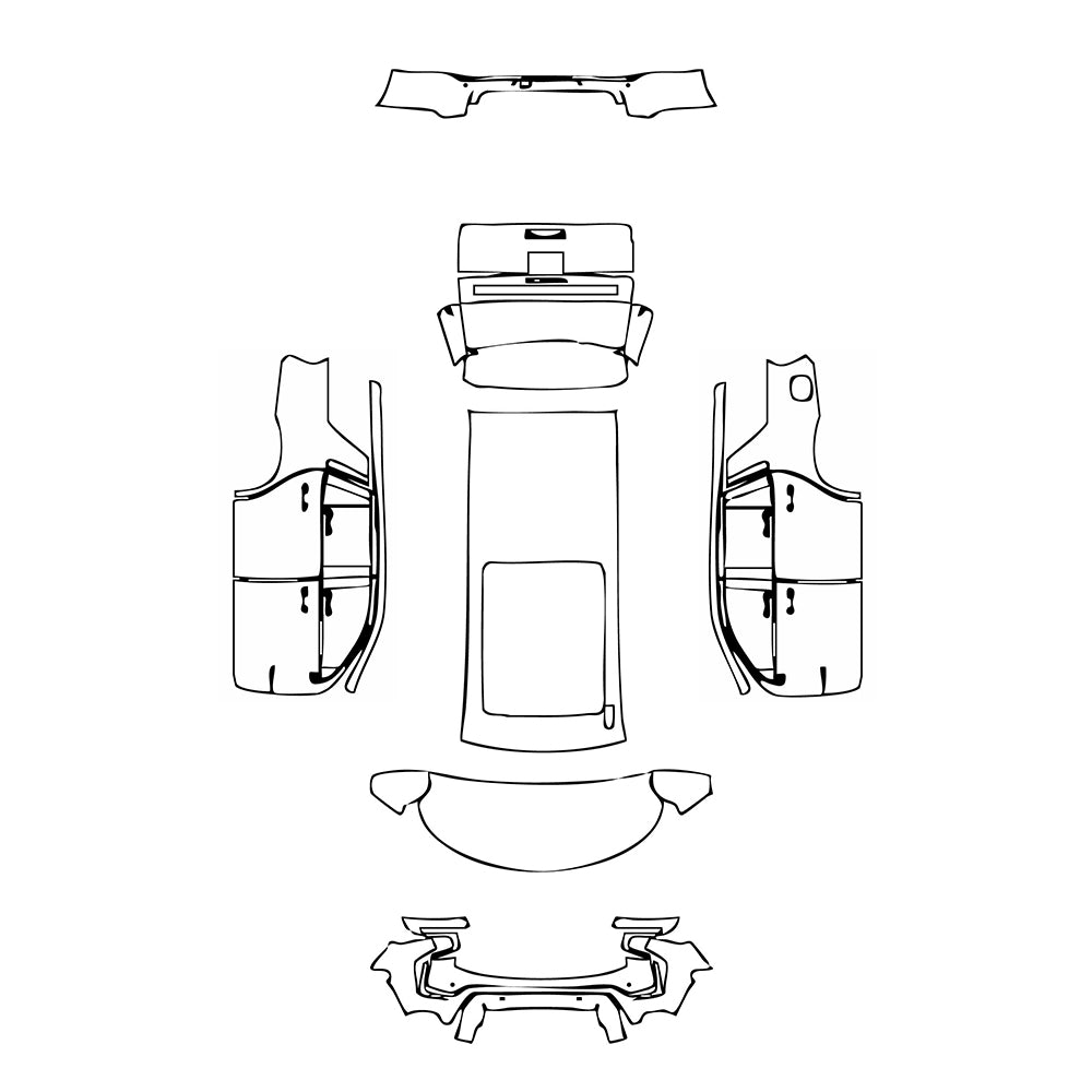 Pre-Cut PPF Chevrolet Tahoe Z71 2023 - PPF-Kits