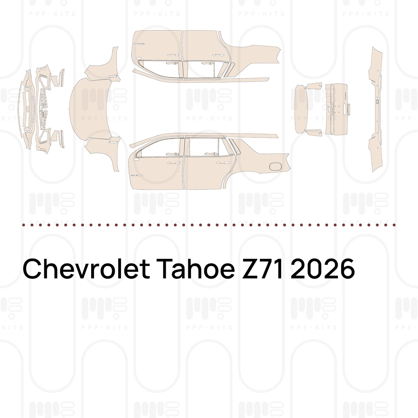 Pre-Cut PPF Chevrolet Tahoe Z71 2026