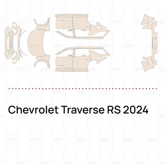 Pre-Cut PPF Chevrolet Traverse RS 2024