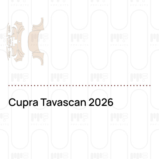 Cupra Tavascan 2026 – Forskåret PPF-lakbeskyttelsesfilm