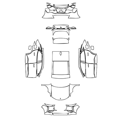 Pre-Cut PPF DS Automobiles DS 4 2022 - PPF-Kits