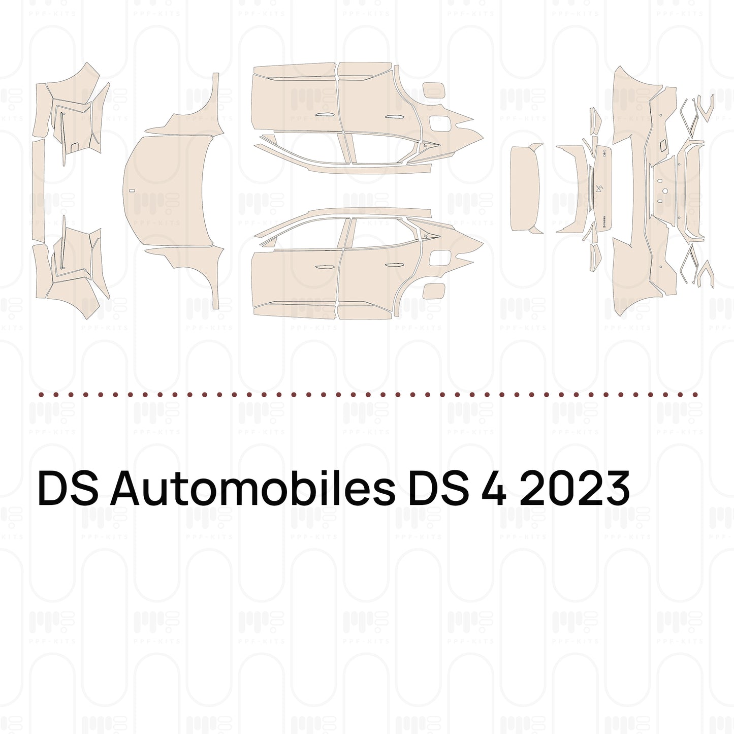 Pre-Cut PPF DS Automobiles DS 4 2023