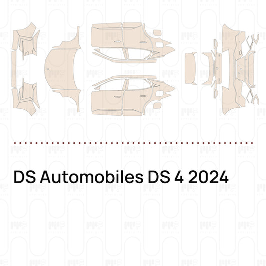 DS Automobiles DS 4 2024 – Forskåret PPF-lakbeskyttelsesfilm