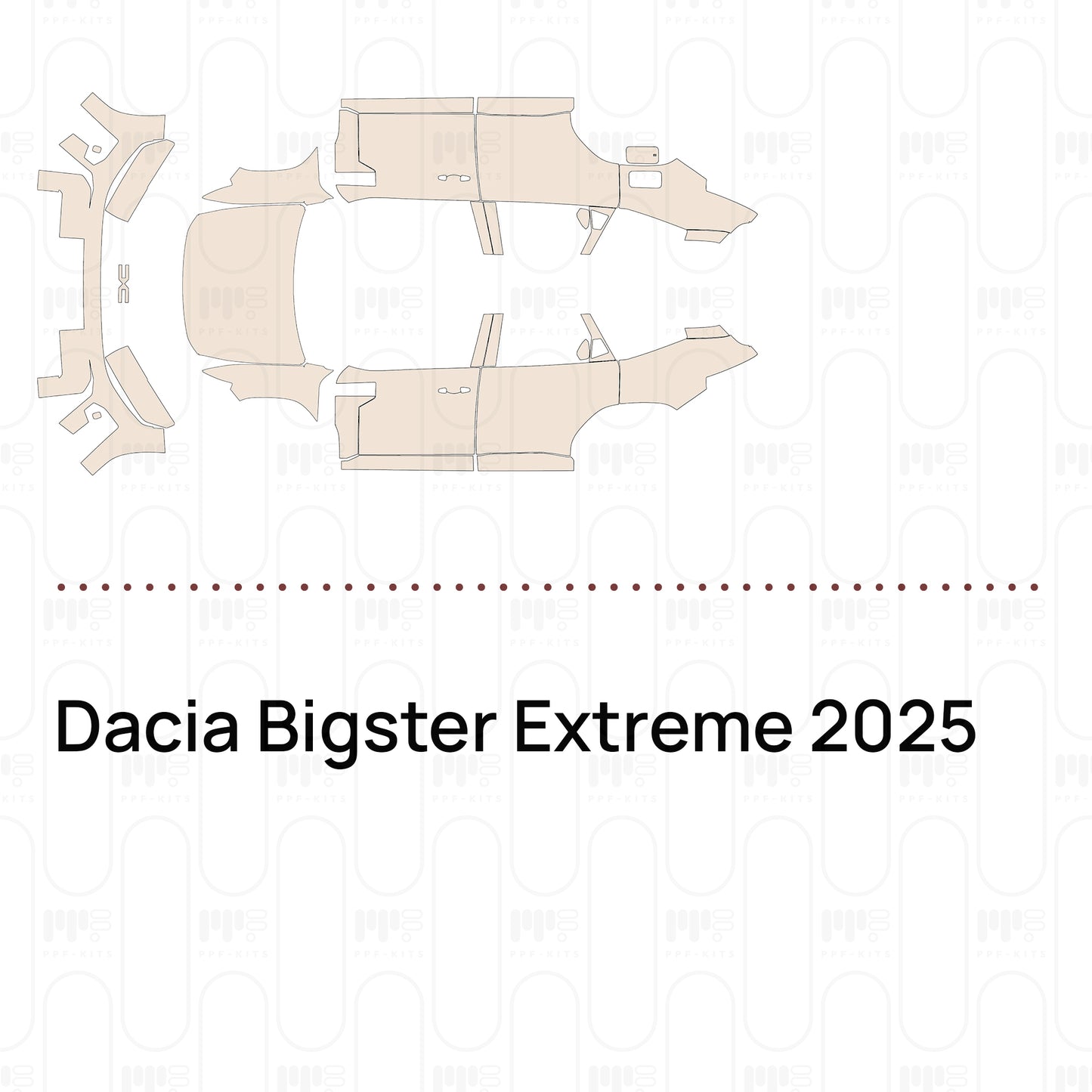 Pre-Cut PPF Dacia Bigster Extreme 2025