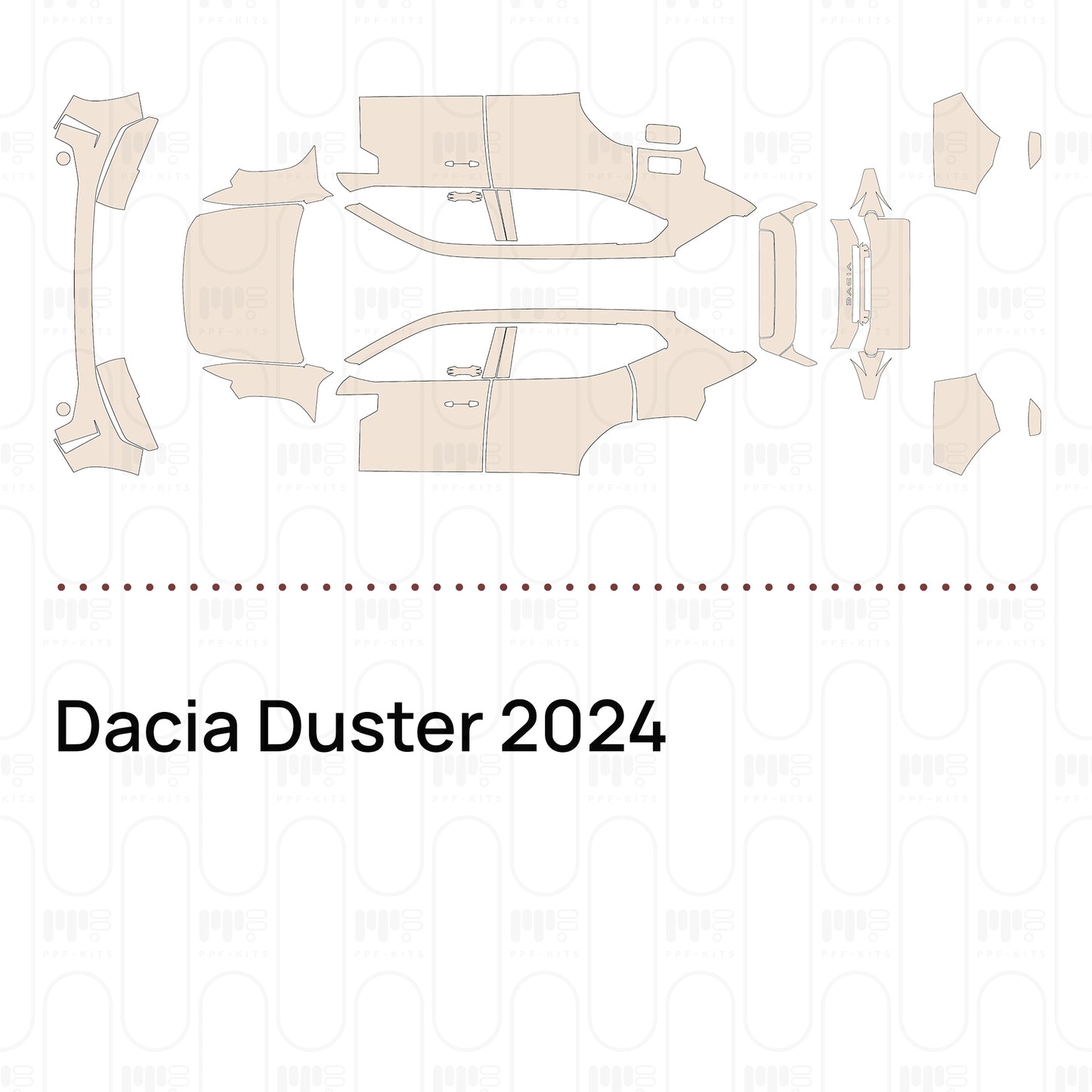 Pre-Cut PPF Dacia Duster 2024