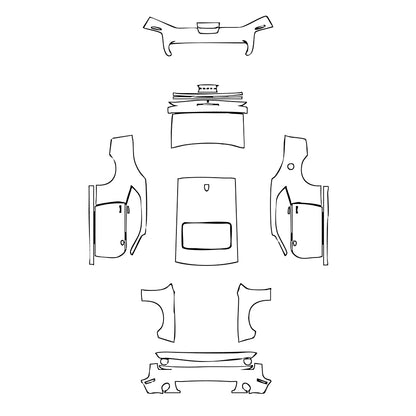 Pre-Cut PPF Dodge Challenger Standard body GT 2021 - PPF-Kits