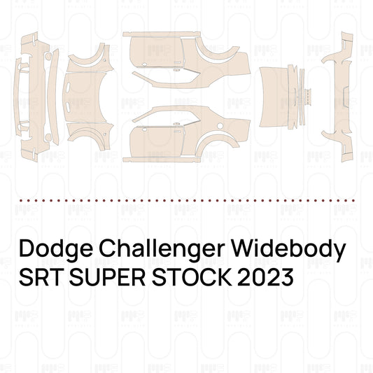 Pre-Cut PPF Dodge Challenger Widebody SRT SUPER STOCK 2023