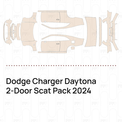 Pre-Cut PPF Dodge Charger Daytona 2-Door Scat Pack 2024