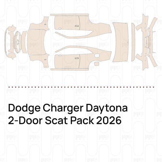 Pre-Cut PPF Dodge Charger Daytona 2-Door Scat Pack 2026