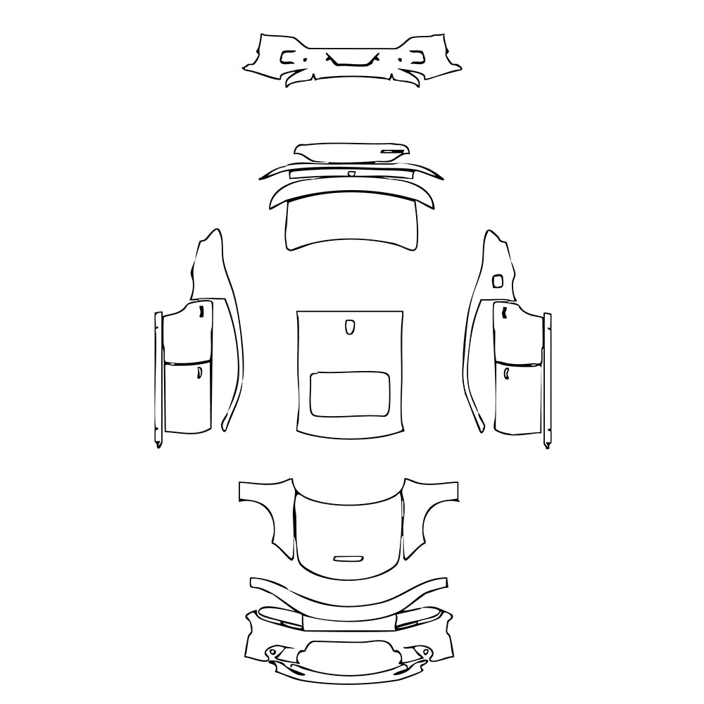 Pre-Cut PPF Dodge Charger Standard body GT 2021 - PPF-Kits