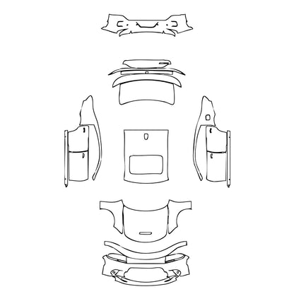 Pre-Cut PPF Dodge Charger Standard body GT 2022 - PPF-Kits