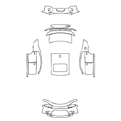 Pre-Cut PPF Dodge Charger Standard body R T 2023 - PPF-Kits