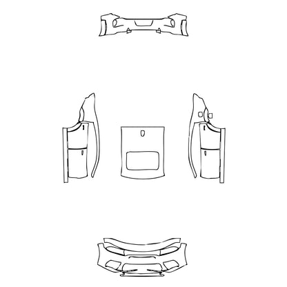 Pre-Cut PPF Dodge Charger Widebody SRT HELLCAT 2021 - PPF-Kits