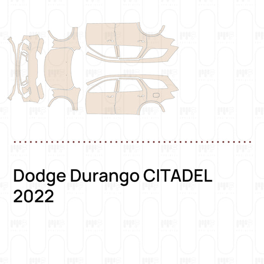 Pre-Cut PPF Dodge Durango CITADEL 2022