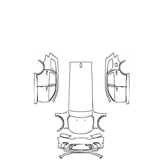 Pre-Cut PPF Dodge Durango GT PLUS 2022 - PPF-Kits