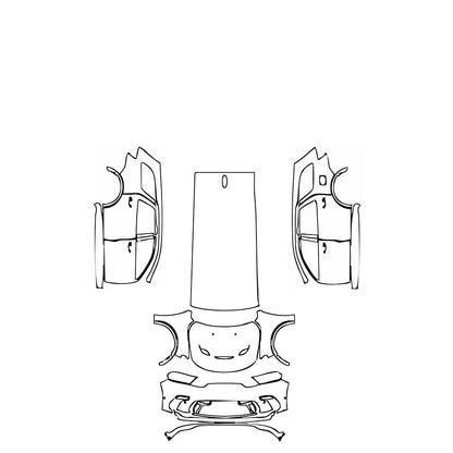 Pre-Cut PPF Dodge Durango R T HEMI ORANGE 2024 - PPF-Kits