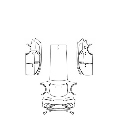 Pre-Cut PPF Dodge Durango SXT 2024 - PPF-Kits