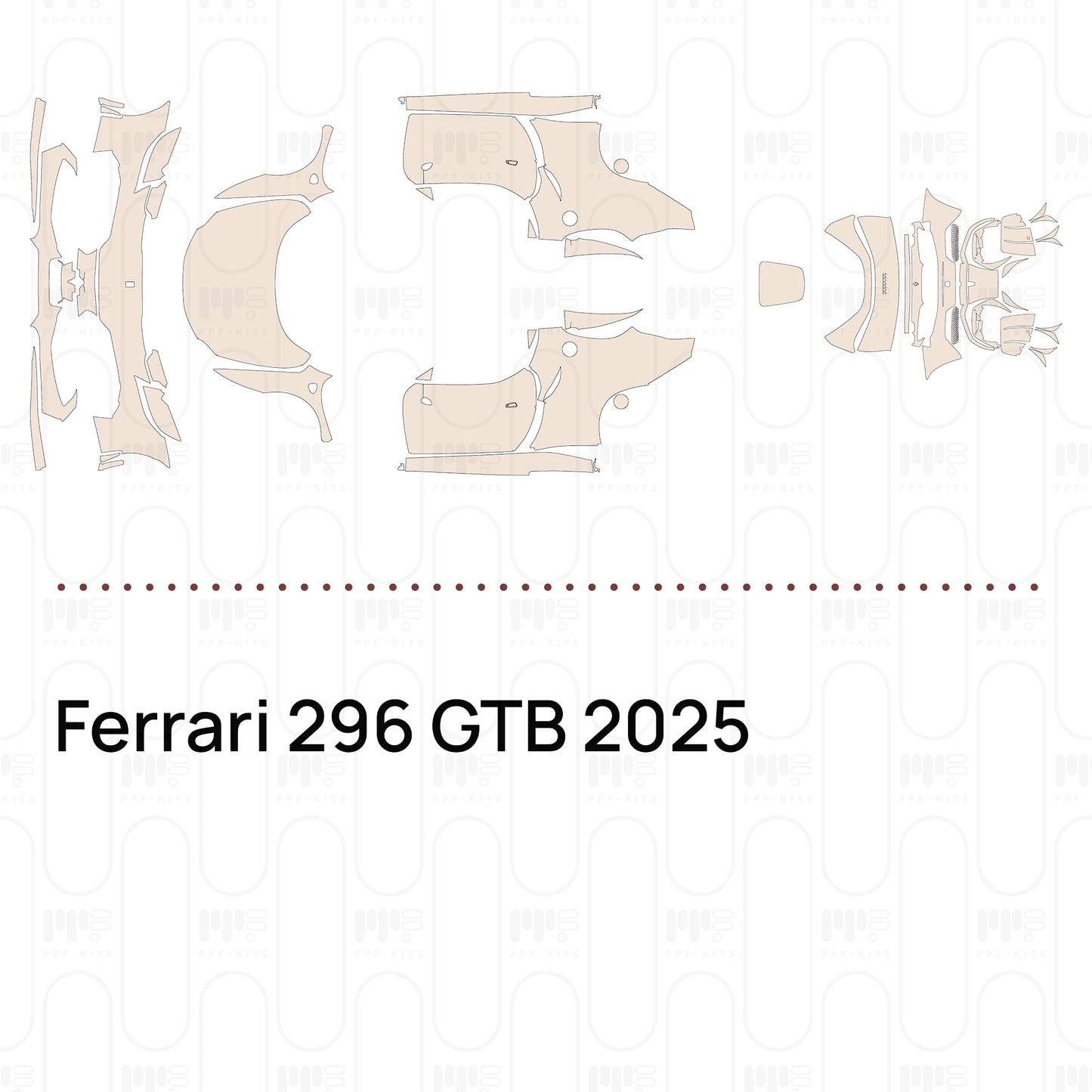 Pre-Cut PPF Ferrari 296 GTB 2025