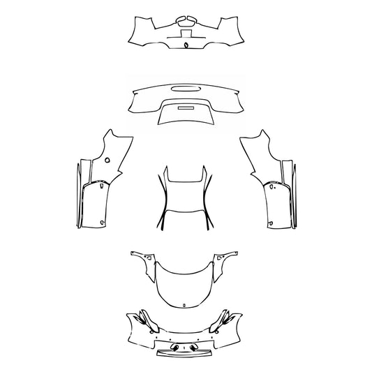 Pre-Cut PPF Ferrari 458 Italia 2014 - PPF-Kits